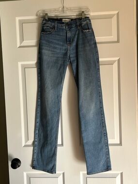 abercrombie kids Light Blue Straight Leg Jeans